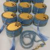 Personalized-Velvet-Tasbeeh-Box-Ramadan-Favors-Skyblue Personalized Velvet Tasbeeh Box Favors-Light Blue