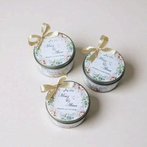 Personalized Wedding Tin Bid Boxes