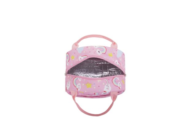 Pink Rainbow School Bag Set
