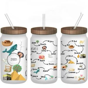 Prophets of Islam Glass Tumbler