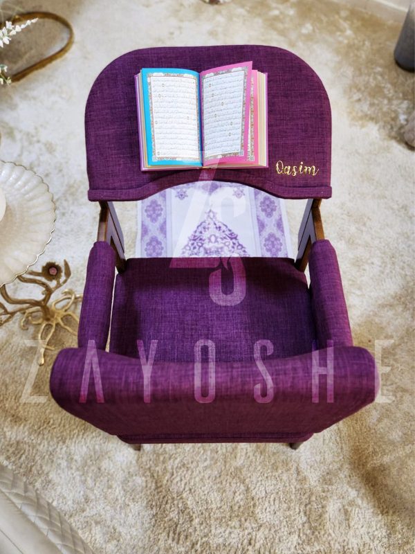 Modern Muslim Prayer Chair-Purple
