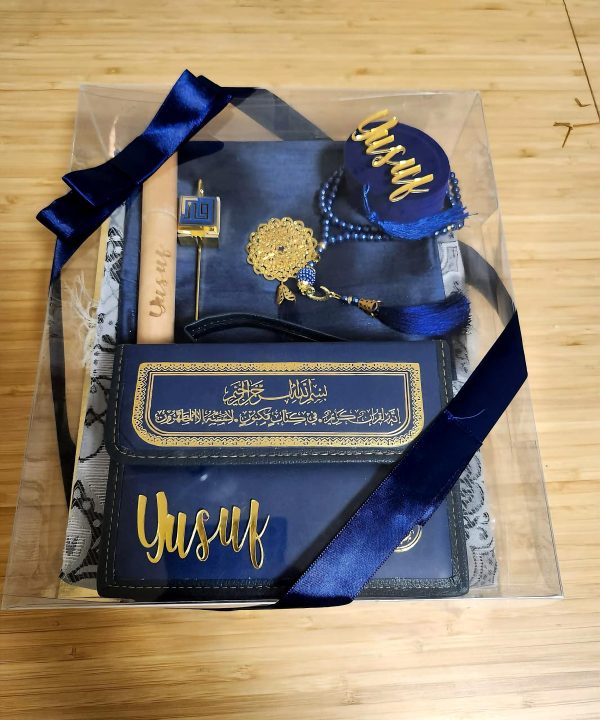 30 Para Quran Ramadan Gift Set For Him - Blue
