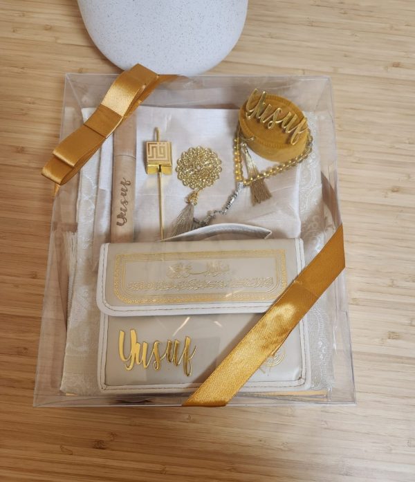 30 Para Quran Ramadan Gift Set for Him Beige