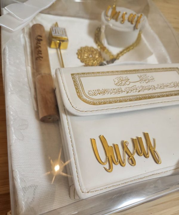 30 Para Quran Ramadan Gift Set For Him - White