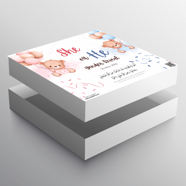 "She Or He Gender Reveal" Gift Box