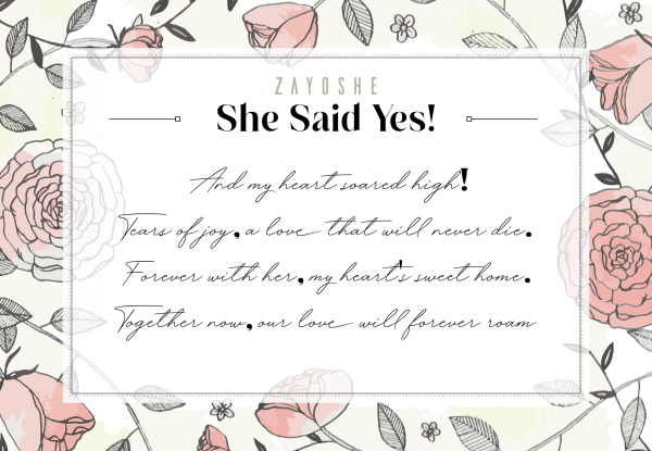 She-said-yes “She Said Yes!” Chocolate Box