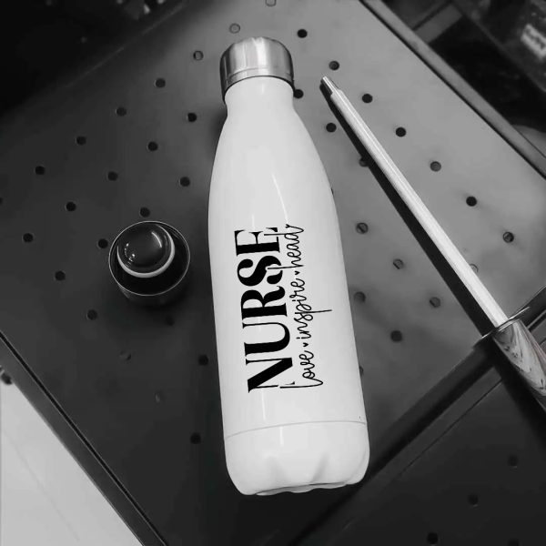 Stainless Steel Nurse Water Bottle - Love & Inspire
