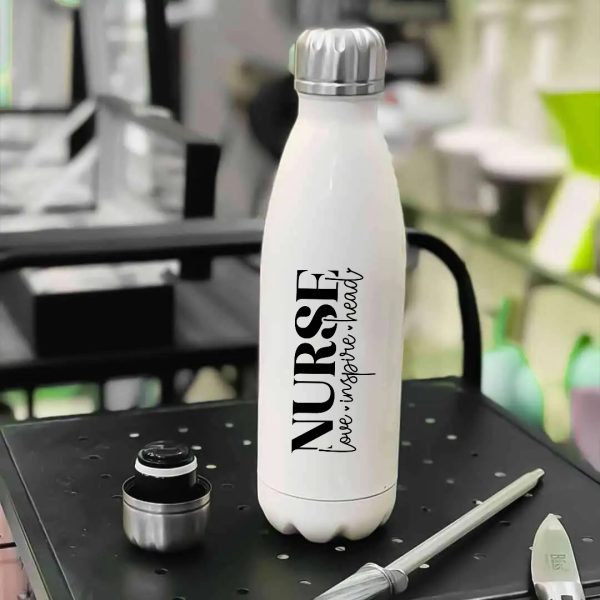 Stainless Steel Nurse Water Bottle - Love & Inspire