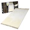 Sundus Comfortable Khushoo Prayer Mat - Off White