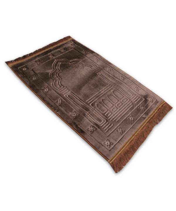 Sundus-Innovative-prayer-mat-brown Sundus Innovative Prayer Mat Brown
