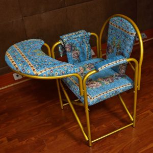 Sundus Prayer Chair for Muslim - Blue