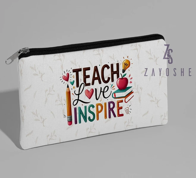 Teach Love Inspire Pouch - Gifts gift from ZAYOSHE in Maleha Street, Sharjah, UAE - image 2