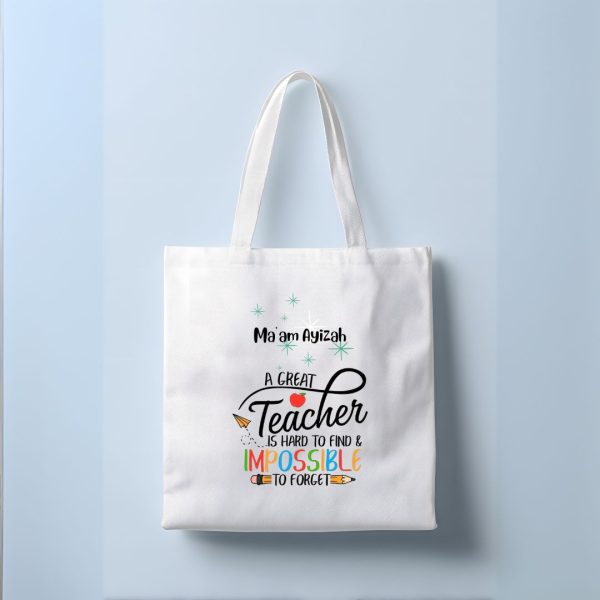Teacher’s Day Tote Bag – Personalized & Eco-Friendly Gift