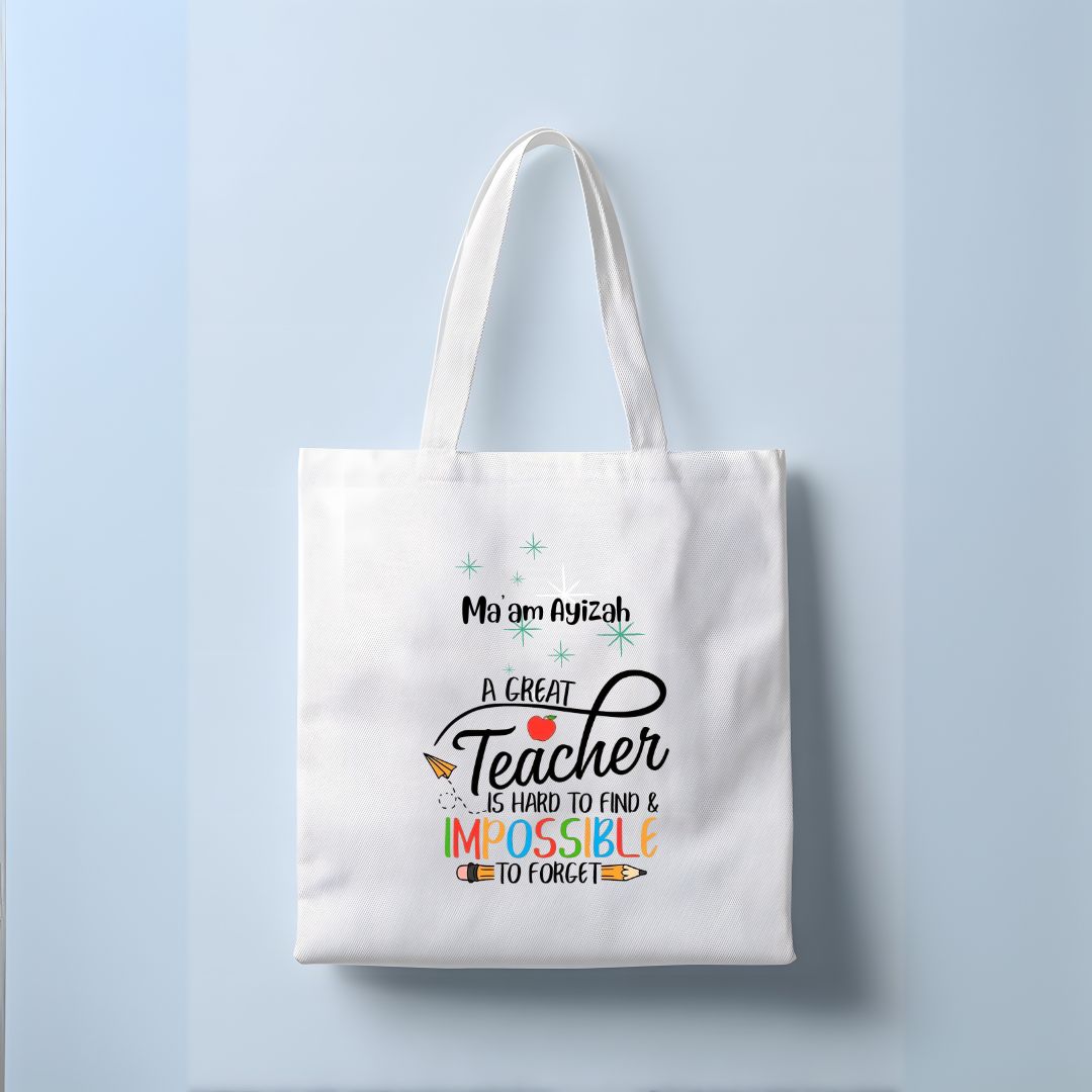 Teacher’s Day Tote Bag – Personalized & Eco-Friendly Gift - Gifts gift from ZAYOSHE in Maleha Street, Sharjah, UAE - image 2