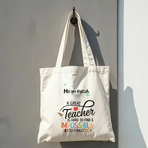 Teacher’s Day Tote Bag – Personalized & Eco-Friendly Gift