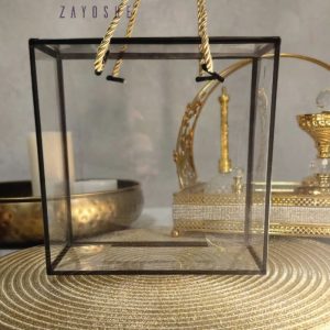 Transparent PVC Hamper Bag with Black Border