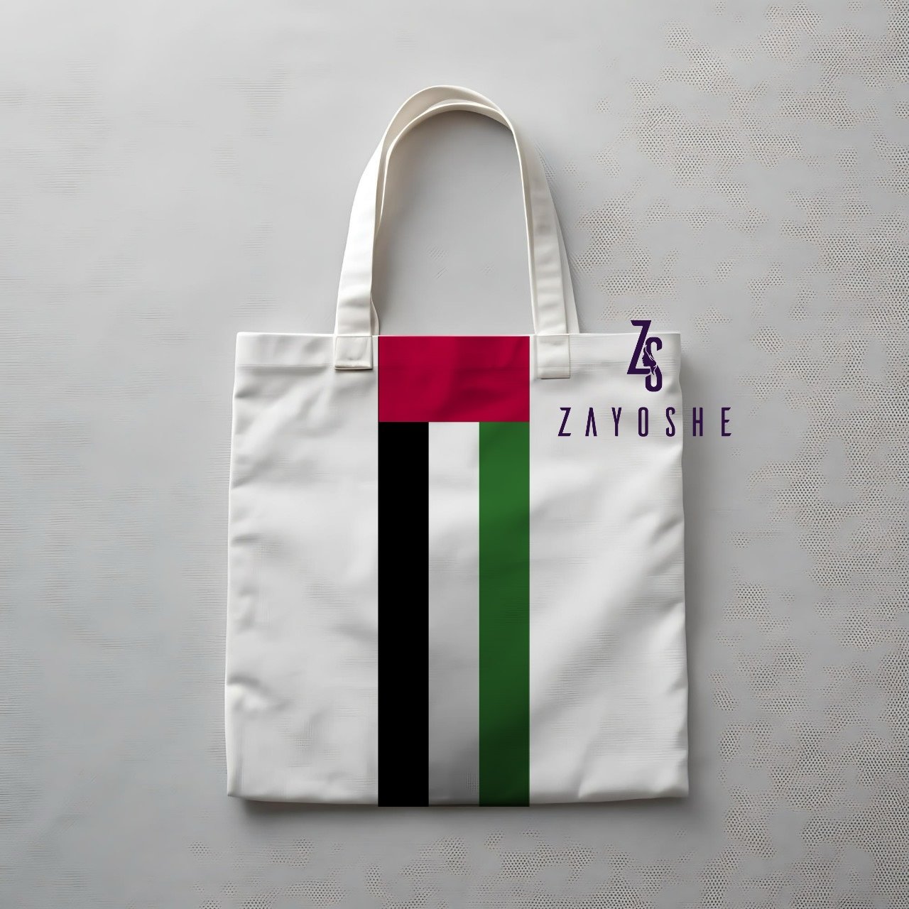 UAE Flag Colors Tote Bag - Gifts gift from ZAYOSHE in Maleha Street, Sharjah, UAE - image 2