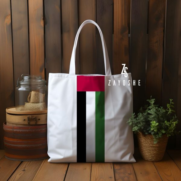UAE Flag Colors Tote Bag