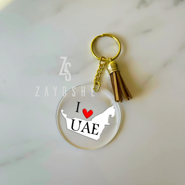 UAE National Day Acrylic Keychain – A Perfect Gift for Patriots