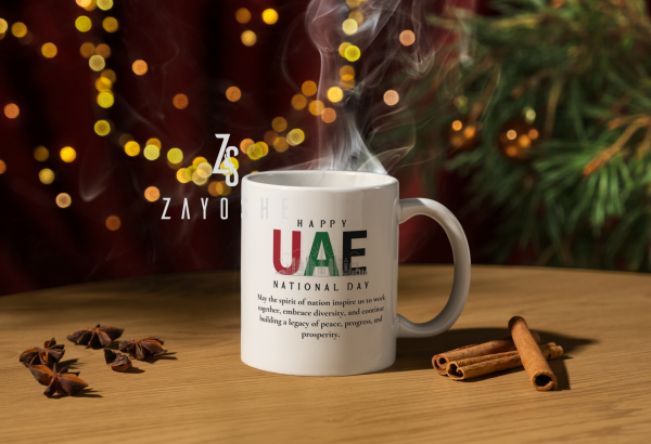 UAE National Day White Mug