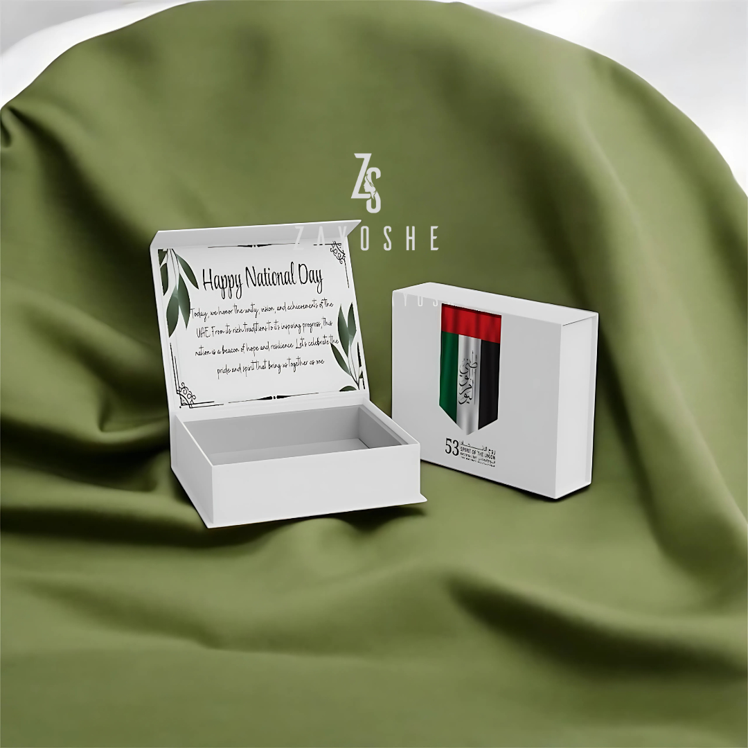 UAE-Themed Favor Box for National Day - Gift Sets gift from ZAYOSHE in Maleha Street, Sharjah, UAE