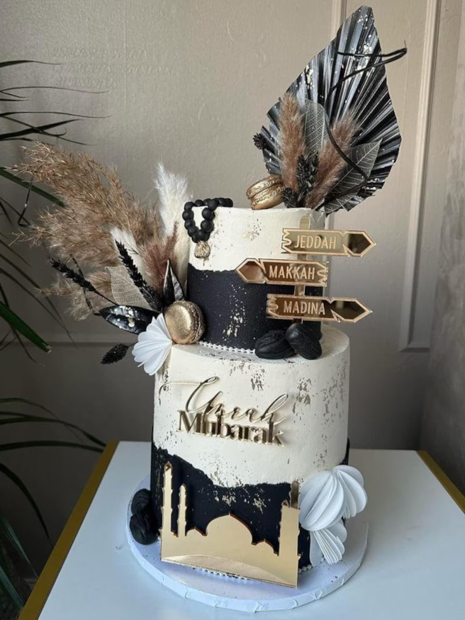 Umrah Mubarak Cake Topper and Charm Set - Cakes gift from ZAYOSHE in Maleha Street, Sharjah, UAE