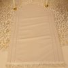 White Velvet Prayer Mat