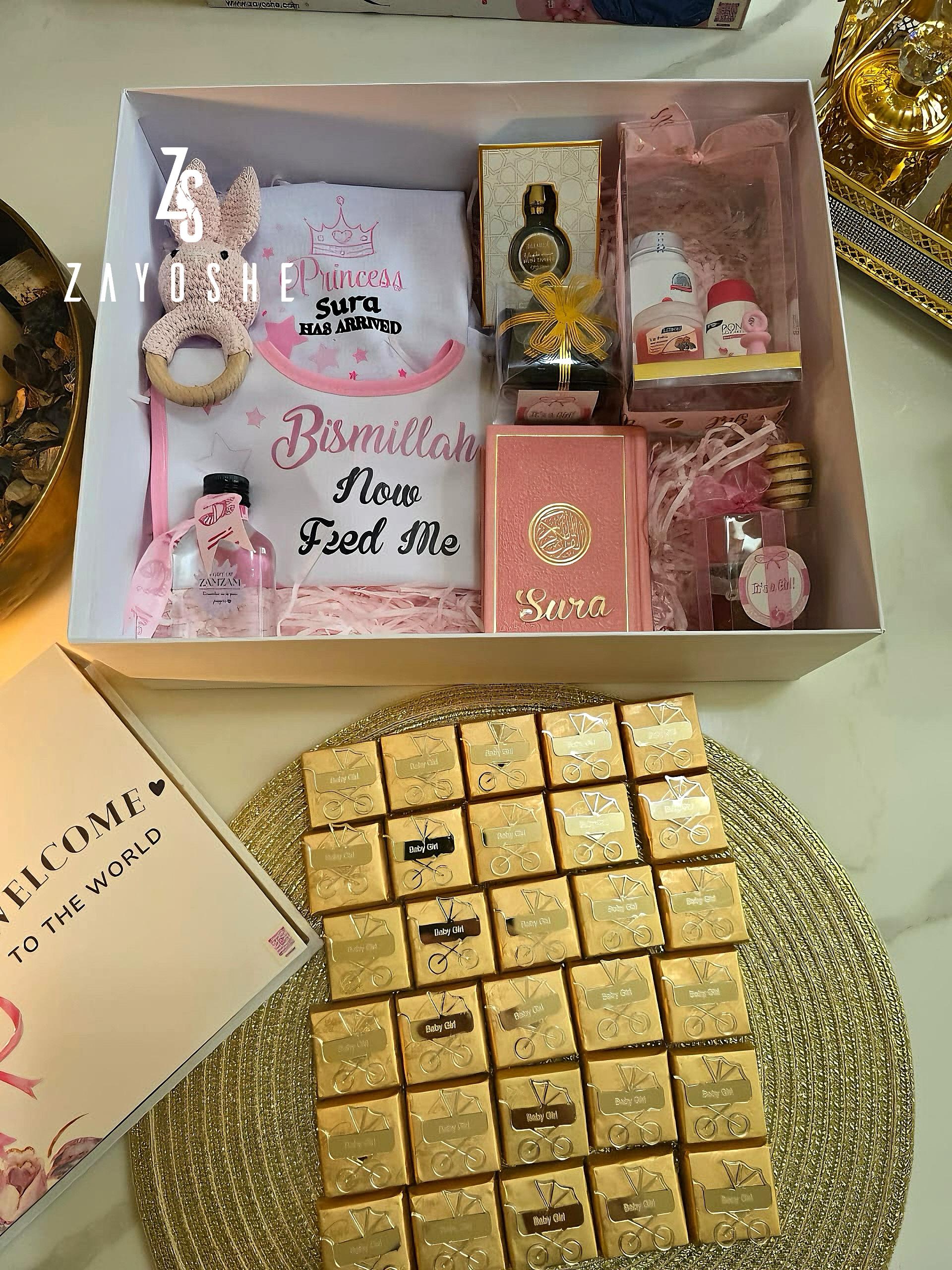Welcome to the World Gift Set – It’s a Girl! - Gift Sets gift from ZAYOSHE in Maleha Street, Sharjah, UAE - image 2