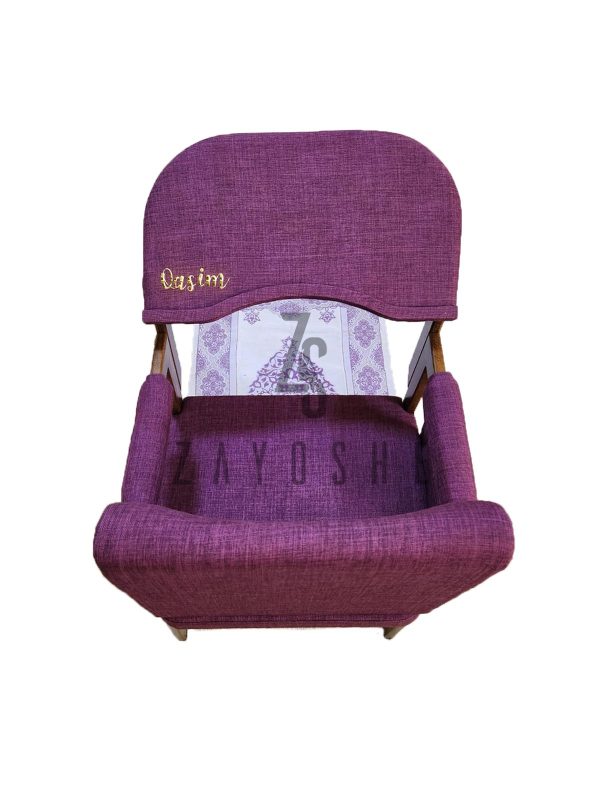 Modern Muslim Prayer Chair-Purple