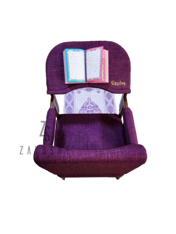 Modern Muslim Prayer Chair-Purple