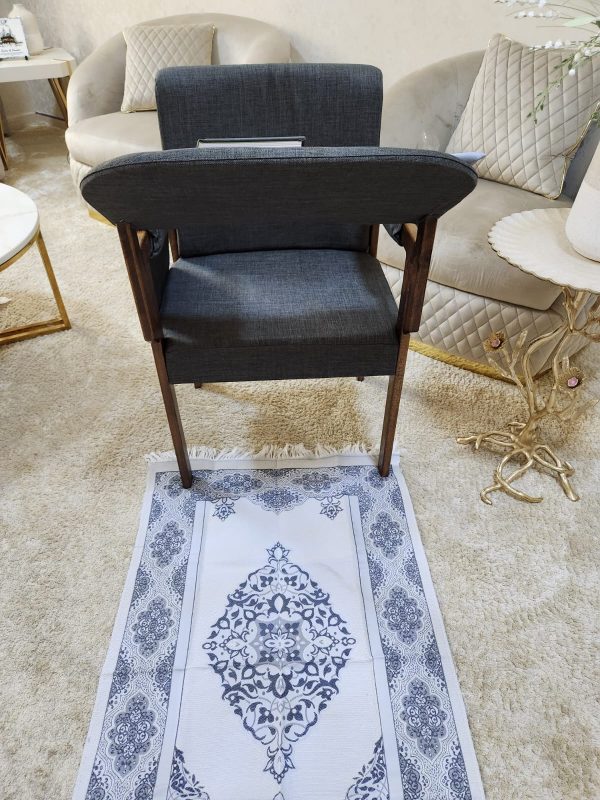 Modern Muslim Prayer Chair-Grey