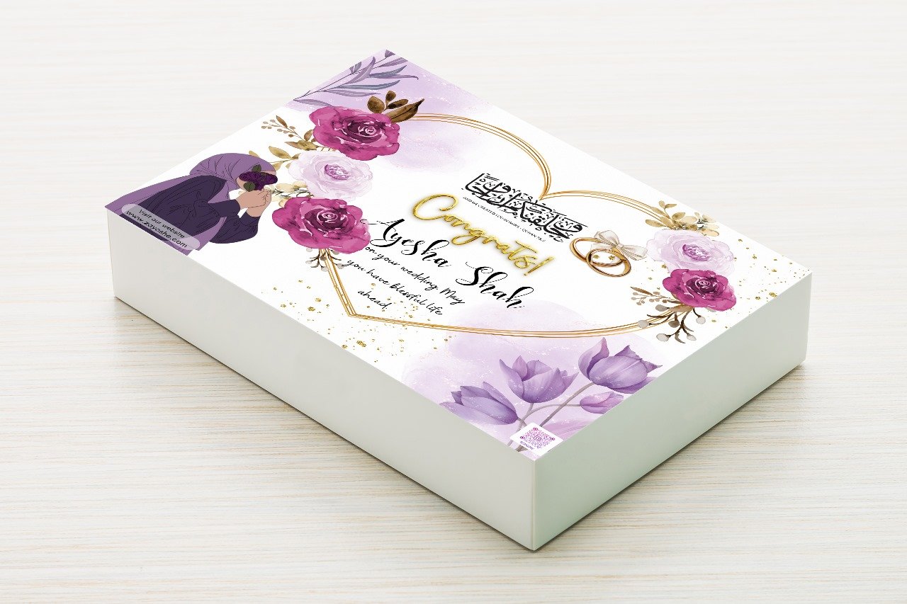 Floral Wedding Gift Box - Flowers gift from ZAYOSHE in Maleha Street, Sharjah, UAE - image 4