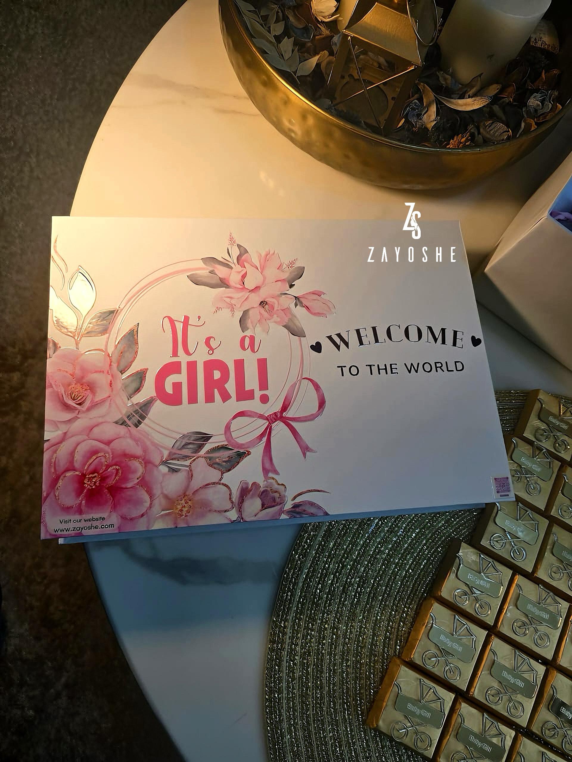 Welcome to the World Gift Set – It’s a Girl! - Gift Sets gift from ZAYOSHE in Maleha Street, Sharjah, UAE - image 4