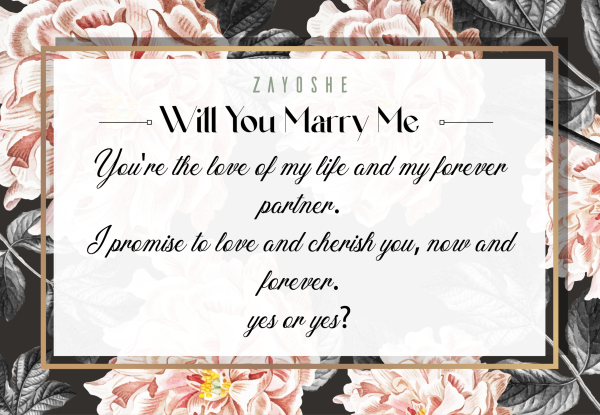 Will You Marry Me? Proposal Chocolate Box