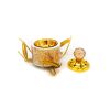 Gold Leaf Bakhoor Burner-white