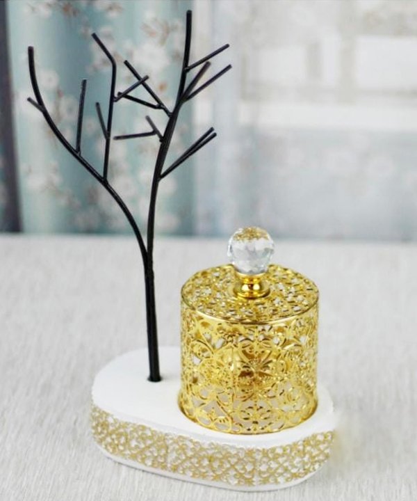 Gold Bakhoor Burner - Z1031