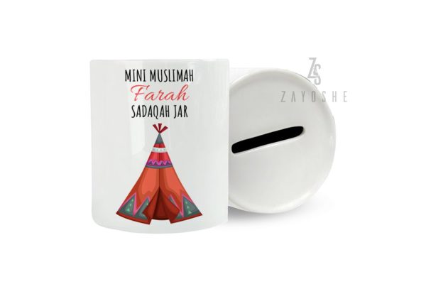 Mini Muslimah Sadaqah Jar