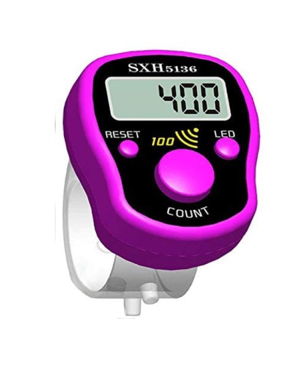 Tasbih Digital Tally Counter SXH-5136 LED Light