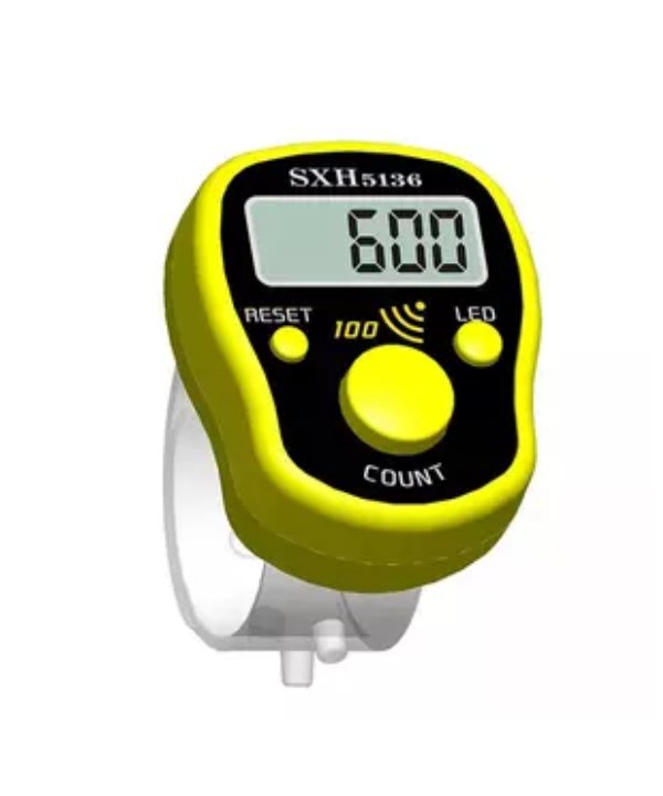Tasbih Digital Tally Counter SXH-5136 LED Light