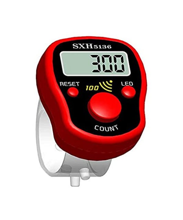 Tasbih Digital Tally Counter SXH-5136 LED Light