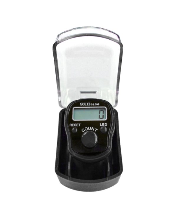 Tasbih Digital Tally Counter SXH-5136 LED Light