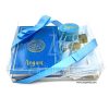 Premium Personalized Islamic Gift Set With English Translation Quran - Light Blue
