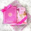 Premium Personalized Islamic Gift Set With English Translation Quran - Dark Pink
