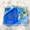 Premium Personalized Islamic Gift Set With English Translation Quran - Light Blue