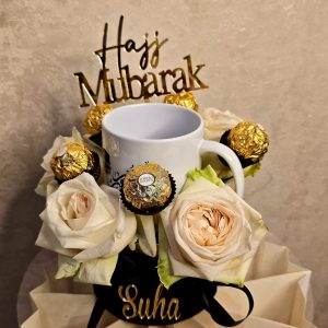 Hajj Mubarak Mug Bouquet
