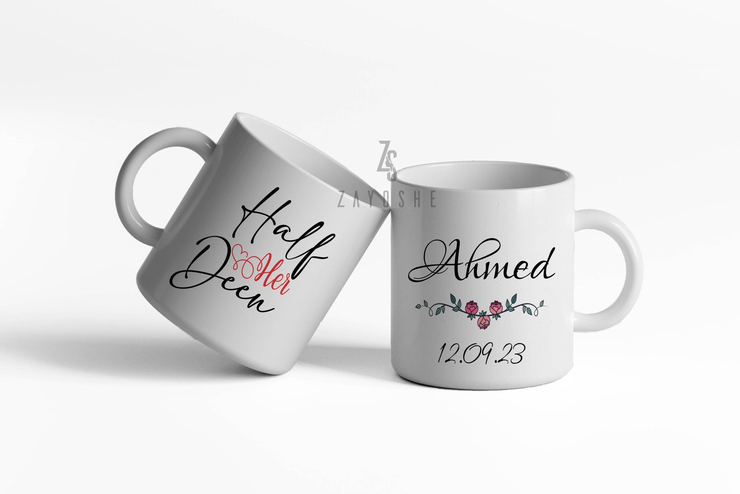 Half Her Deen Personalized Mug in Sharjah