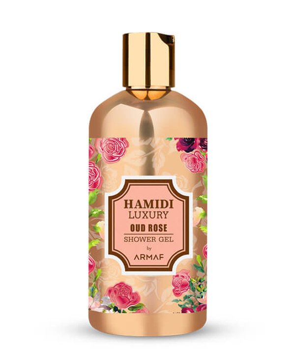 Hamidi Luxury Oud Rose Shower Gel Body Wash - 500ml