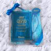 light-blue-quran Personalized Islamic Gift Set With Noble Quran (Transliteration In Roman Script)