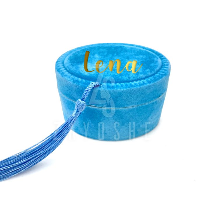 Pearl Tasbeeh With Personalized Case – Light Blue - Gifts gift from ZAYOSHE in Maleha Street, Sharjah, UAE - image 2