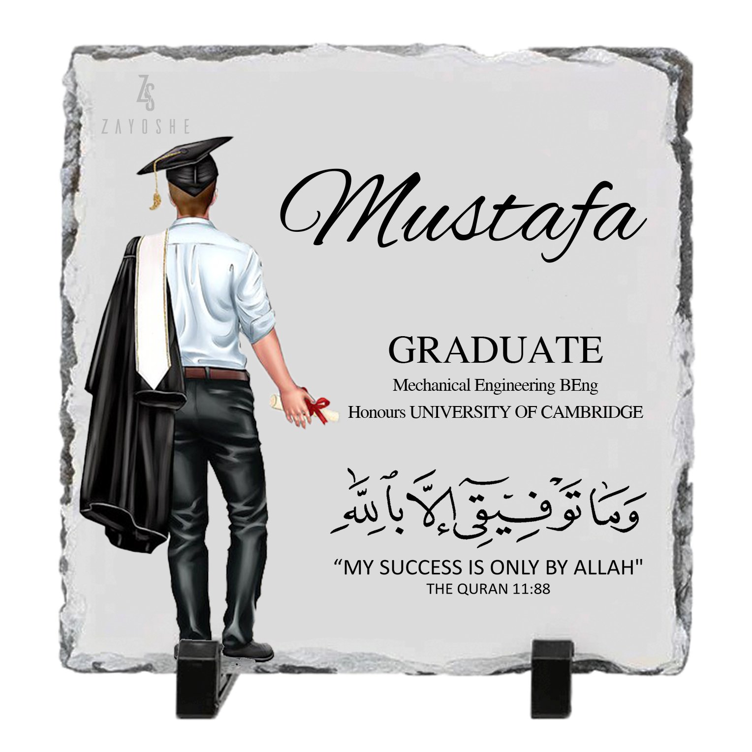 Personalized Graduation Rock Slate For Him in Sharjah